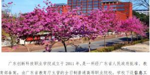 2025广东成人高考推荐院校解析——广东创新科技职业学院