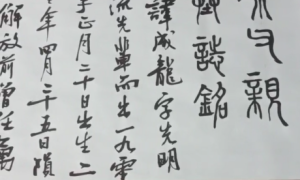 刘育林荣获拾遗传承“传统汉字书法非物质文化遗产传承人”称号